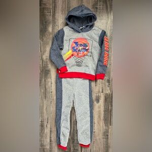 Boys Space Jam Hoodie and Jogger Set NWOT
